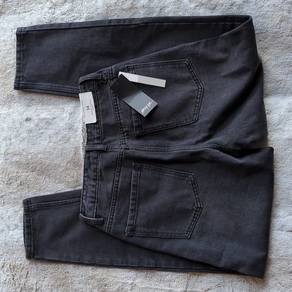 Nasty Gal Redial Paris High Rise Faded Black Boyfriend Jeans Size 6 Waist 25 NWT - Picture 7 of 7